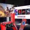 Φορητή κονσόλα παιχνιδιών Stick & Android TV Box με 2 χειριστήρια - G1 - 812938