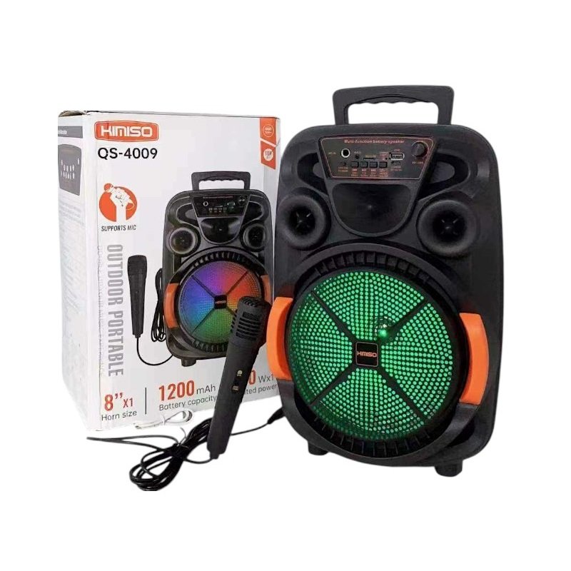 Φορητό ηχείο subwoofer με μικρόφωνο Karaoke - QS-4009 - 813034