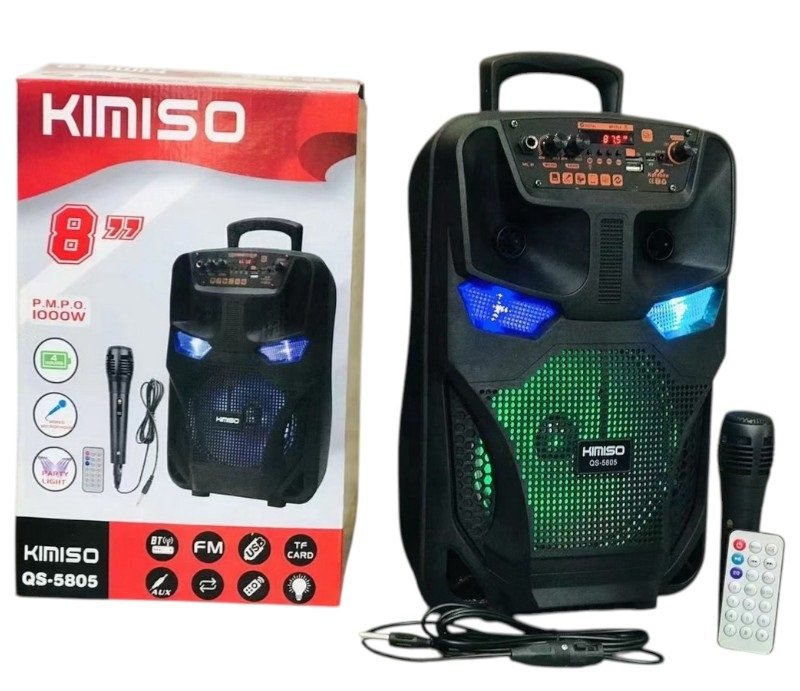 Φορητό ηχείο subwoofer με μικρόφωνο Karaoke - QS-5805 - 813058