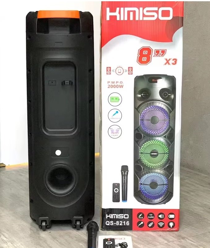 Φορητό ηχείο subwoofer με μικρόφωνο Karaoke - QS-8216 - 813119