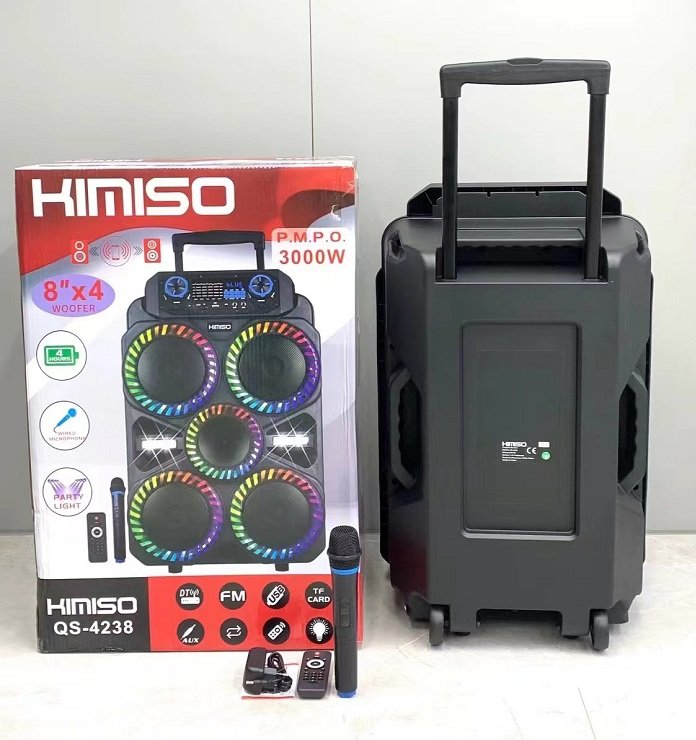 Φορητό ηχείο subwoofer με μικρόφωνο Karaoke - QS-4238 - 813126