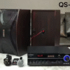 Σετ ηχεία subwoofer με ενισχυτή & μικρόφωνο Karaoke - QS-A8 - 813164