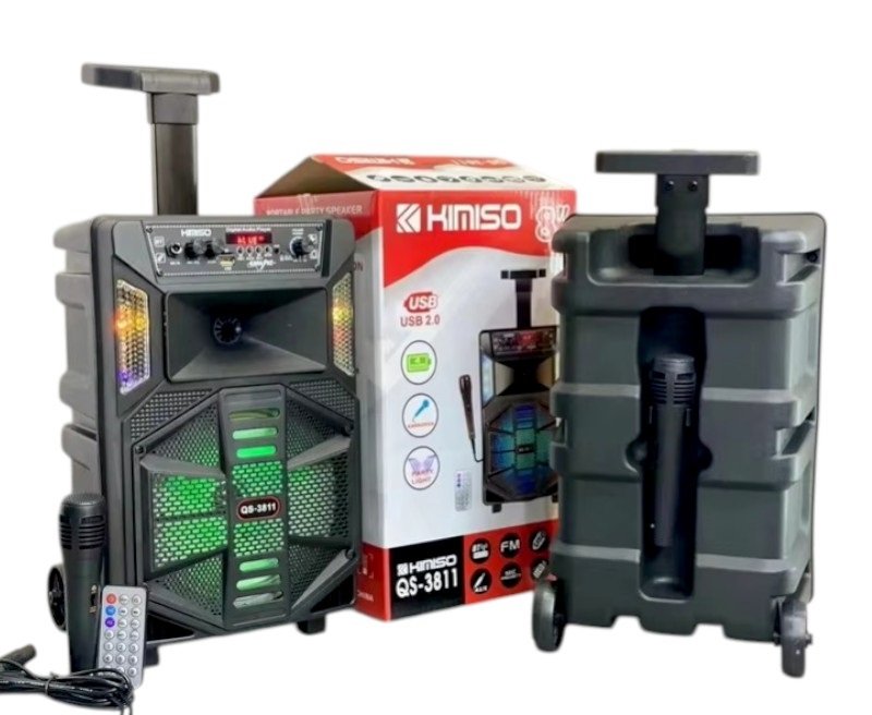 Φορητό ηχείο subwoofer με μικρόφωνο Karaoke - QS-3811 - 813188