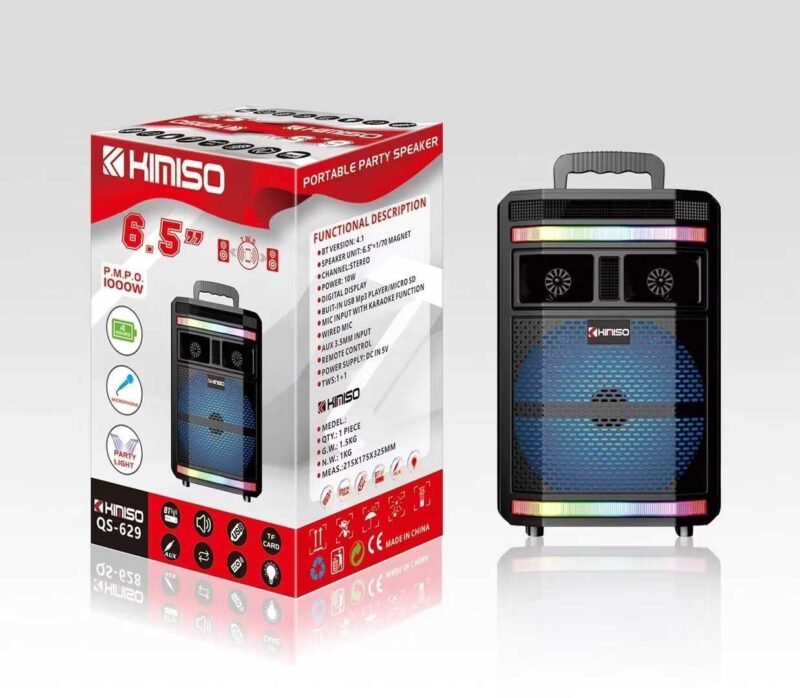 Φορητό ηχείο subwoofer με μικρόφωνο Karaoke - QS-629 - 813171