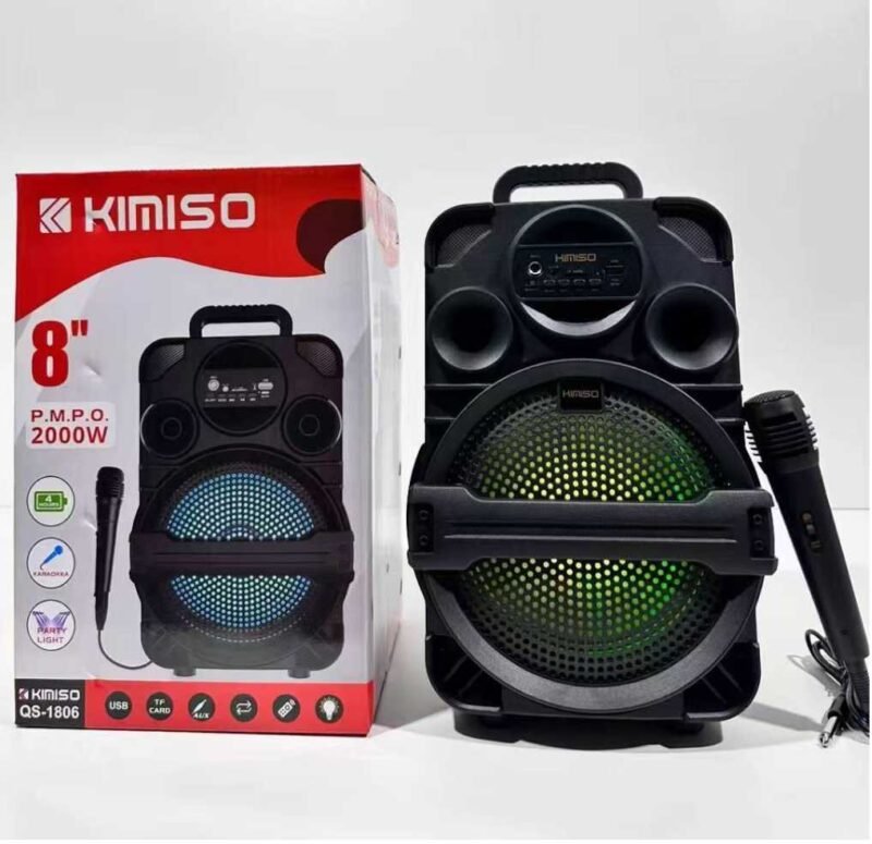 Φορητό ηχείο subwoofer με μικρόφωνο Karaoke - QS-1806 - 813065