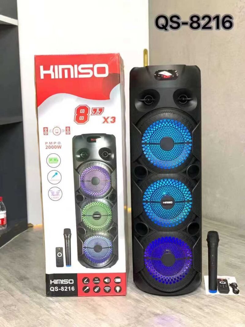Φορητό ηχείο subwoofer με μικρόφωνο Karaoke - QS-8216 - 813119