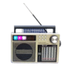 020016-2 Επαναφορτιζόμενο ραδιόφωνο με ηλιακό πάνελ - RX-868S - 020016 - Gold