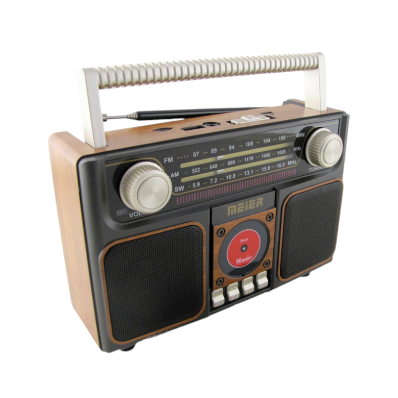 020139 Επαναφορτιζόμενο ραδιόφωνο Retro - MD-1306 BT - 020139