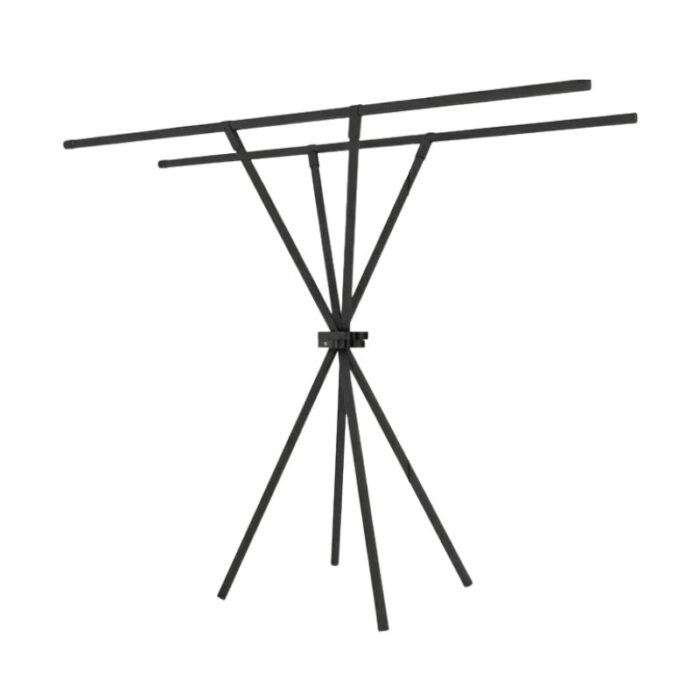 Κρεμάστρα δαπέδου & απλώστρα ρούχων - YH9912A - 114296 - Black