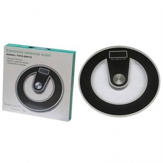 176211_1 Ψηφιακή ζυγαριά μπάνιου γυάλινη - EB-618 - 522886