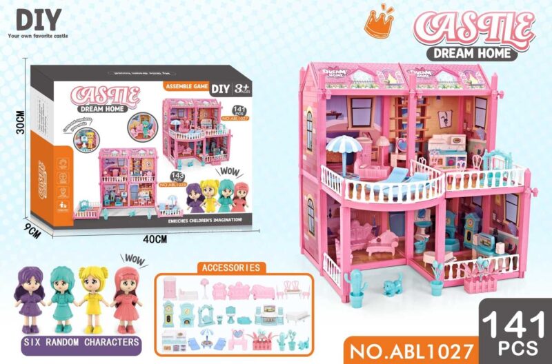 211226-1 Κουκλόσπιτο DIY - Dream Home - ABL-1033 - 141pcs - 211226