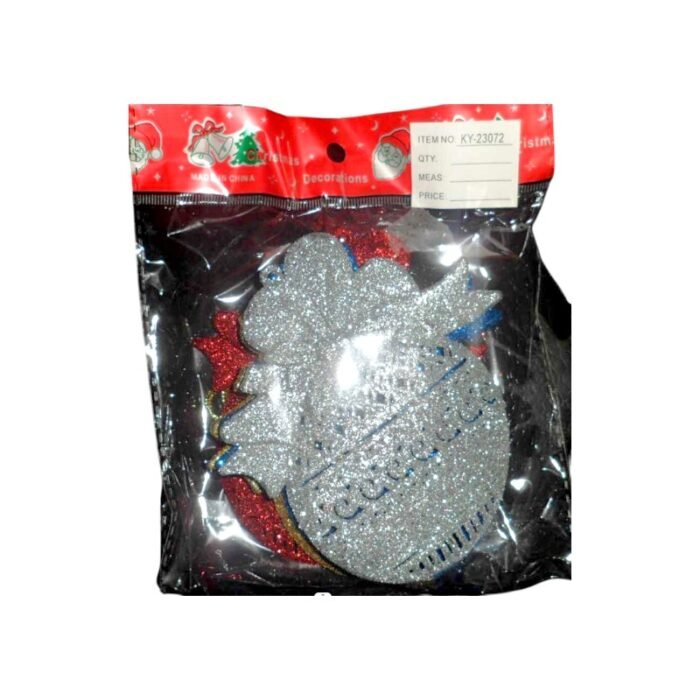 230720 Σετ Χριστουγεννιάτικα στολίδια - 12cm - 4pcs - 230720