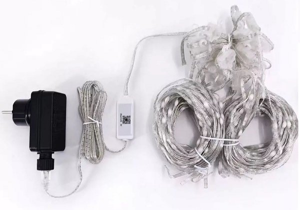 Χριστουγεννιάτικα φώτα LED με App ελέγχου - Κουρτίνα - IC - 2m*2m - RGB - 272336