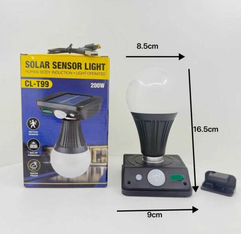 5ab03eae021c5c58838bdd1e90e13d5a Επαναφορτιζόμενη ηλιακή λάμπα LED με αισθητήρα κίνησης - FA-T99 - 817575