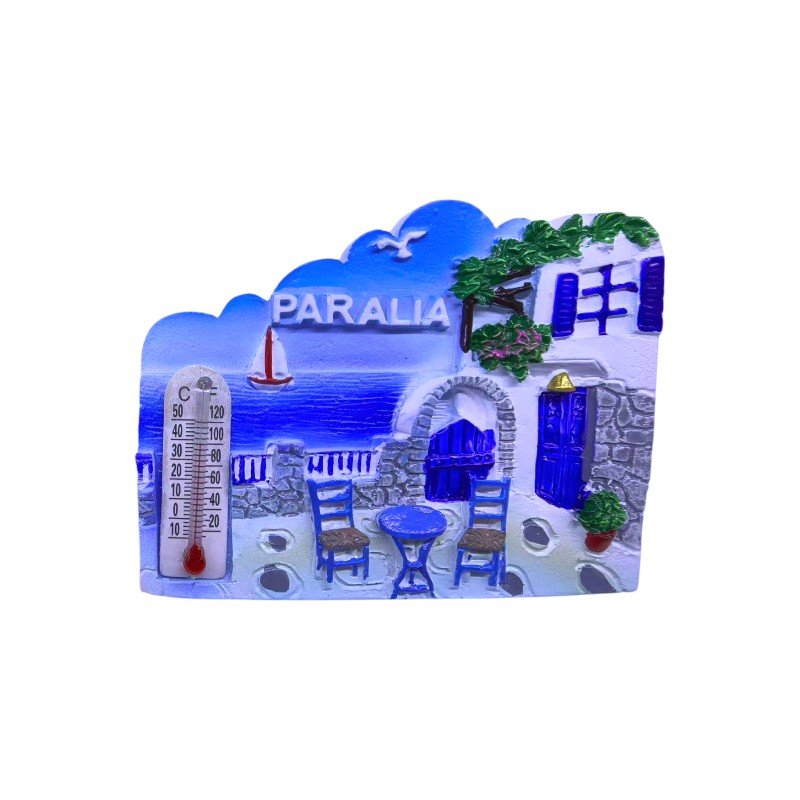 Τουριστικό μαγνητάκι Souvenir - Σετ 12pcs - Paralia - 678419