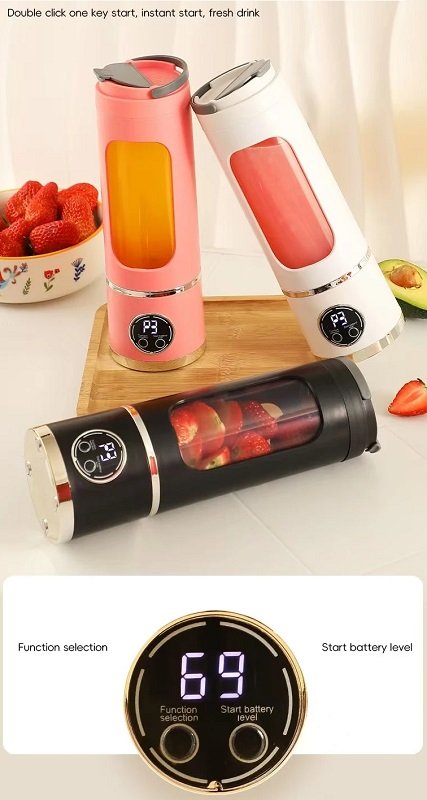 Φορητό μπλέντερ χειρός - HP-118 - 7.4V - 705867 - White