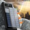810392-2 Powerbank με ηλιακό πάνελ - 4in1 - 10.000mah - YM519 - 810392 - Black