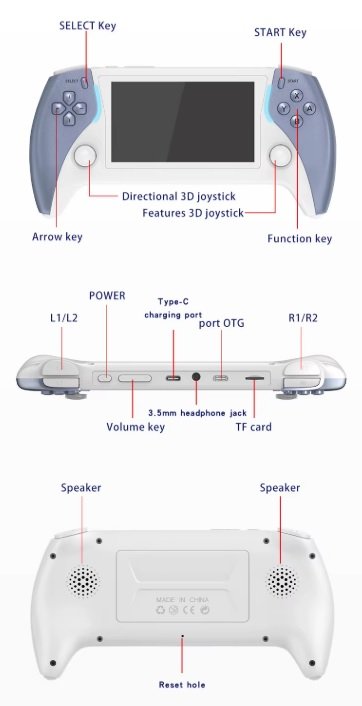 812594-4 Φορητή κονσόλα παιχνιδιών - XP PRO - 812594 - Blue