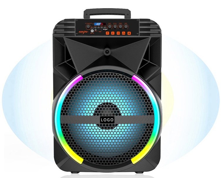 813690-2 Φορητό ηχείο subwoofer με μικρόφωνο Karaoke - ABS-15101 - 813690