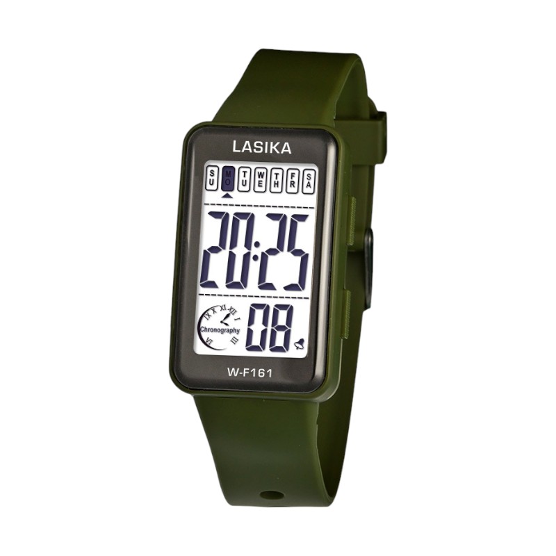 817391-10 Ψηφιακό ρολόι χειρός - WF161 - Lasika - 115144 - Dark Green