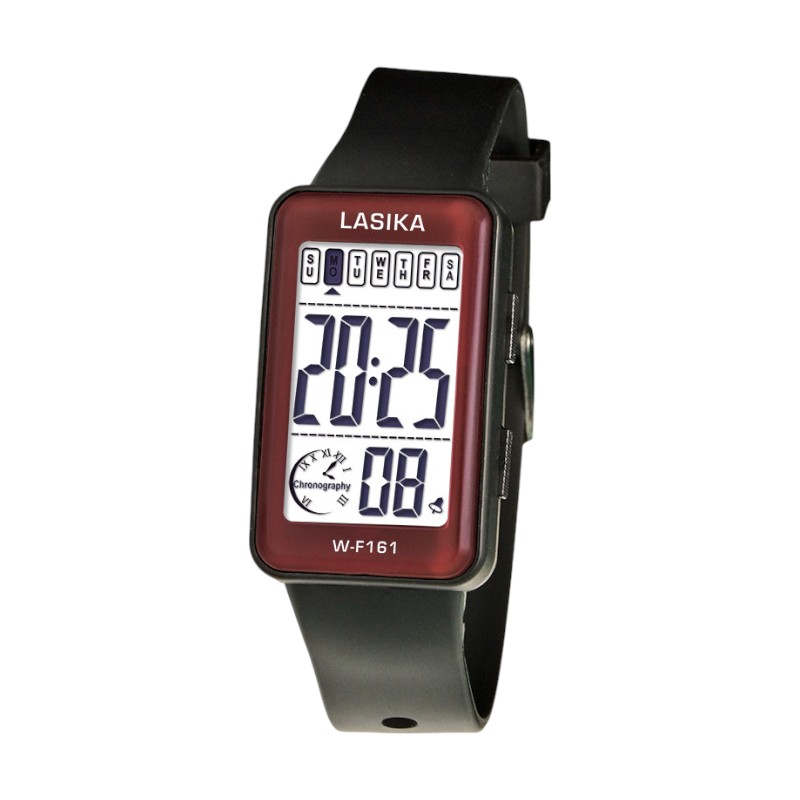 Ψηφιακό ρολόι χειρός - WF161 - Lasika - 115144 - Black/Red
