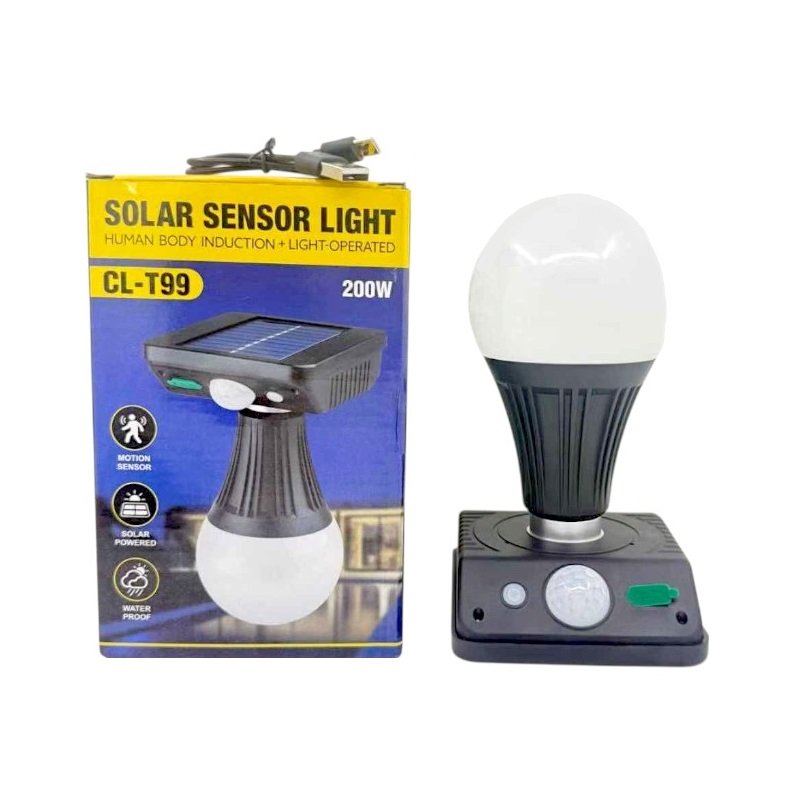 817575 Επαναφορτιζόμενη ηλιακή λάμπα LED με αισθητήρα κίνησης - FA-T99 - 817575