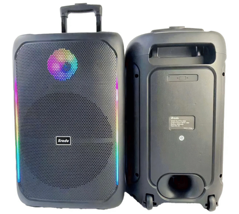 818088-1 Φορητό ηχείο subwoofer με μικρόφωνο - Karaoke Box - BTS-1808 - 818088