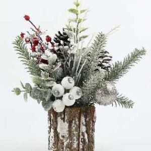 Χριστουγεννιάτικο επιτραπέζιο διακοσμητικό δεντράκι - YY24XS-YZG-2413 - 30cm - 715026