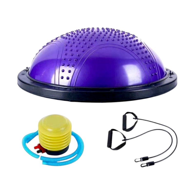 150622 Μπάλα Ισορροπίας εκγύμνασης σώματος με λαβές - 82364 - 58cm - 150622 - Purple