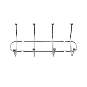 Μεταλλική επιτοίχια κρεμάστρα 4 θέσεων - 26399