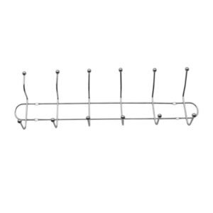 Μεταλλική επιτοίχια κρεμάστρα 6 θέσεων - 26401