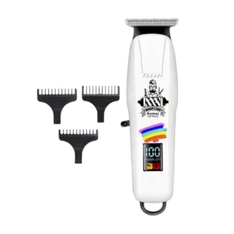 302327-1-2 Κουρευτική μηχανή & trimmer - Barber - KM-232 - Kemei - White