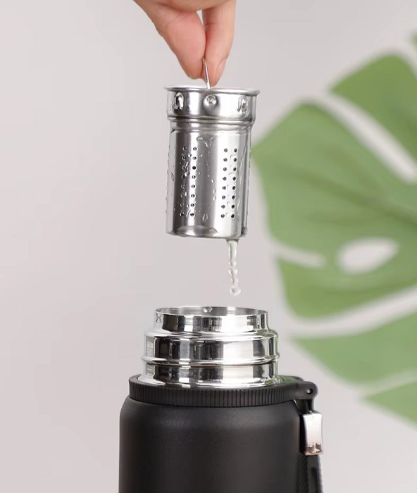 312604-3 Φορητό παγούρι-θερμός - 800ml - 312604 - Black