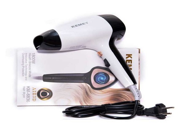 368361-1 Πιστολάκι μαλλιών - KM-6836 - Kemei - White