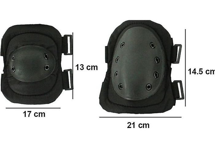 Σετ επιγονατίδες & επιαγκωνίδες - Tactical - 4pcs - 920075 - Beige