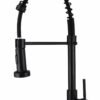 Μπαταρία βρύσης κουζίνας με επεκτεινόμενη κεφαλή - Black - 802356