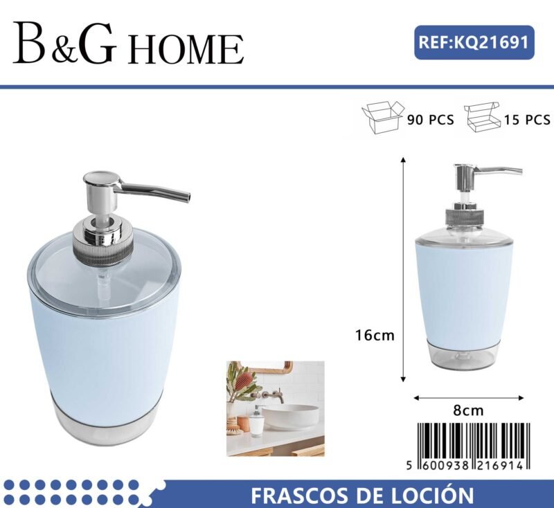 Θήκη κρεμοσάπουνου Dispenser πλαστική - Light Blue - 21691