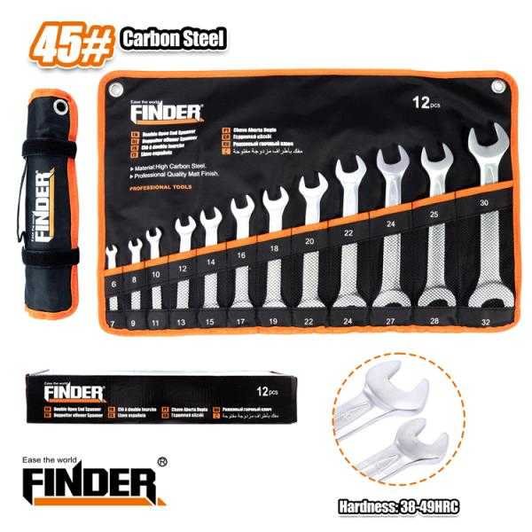 0879d285caf0d42a7e5747a3b484def3 Γερμανικά κλειδιά - 12pcs - Finder - 192070