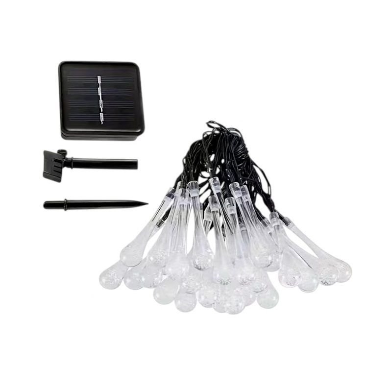 152813 Ηλιακή γιρλάντα φωτισμού LED - Σταγόνα - 5m+1m - 20D - 152813 - RGB