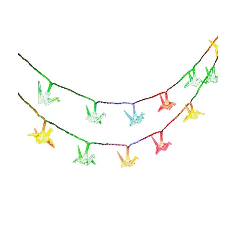 152912-1 Ηλιακή γιρλάντα φωτισμού LED - Origami - 5m+1m - 20D - 152912 - RGB