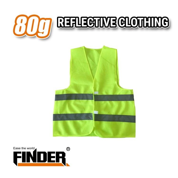 194665-1 Γιλέκο ασφαλείας με ανακλαστικά - 80g - Finder - 194665