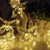 22c9bd46e7155f92b23fb2216c52c64f Ηλιακή γιρλάντα φωτισμού LED - Πεταλούδα - 5m+1m - 20D - 152837 - Warm White