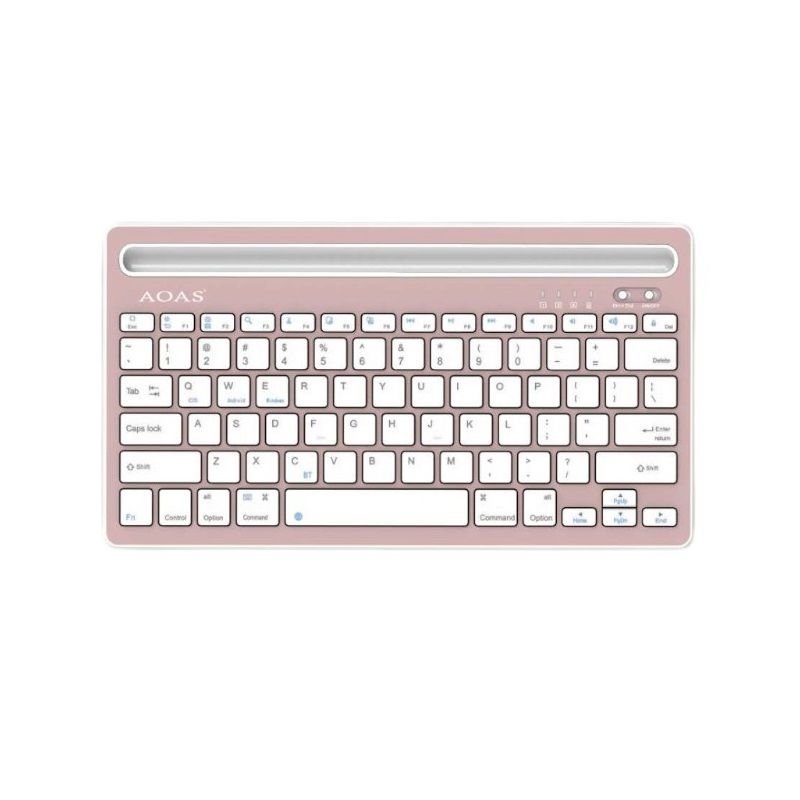 651992-4 Ασύρματο πληκτρολόγιο Bluetooth - AS199 - AOAS - 651992 - Pink