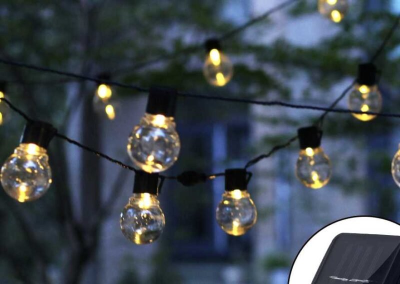 Ηλιακή γιρλάντα φωτισμού LED - 10m - 10Lamps - 152943 - Warm White