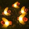 Ηλιακή γιρλάντα φωτισμού LED - Μέλισσα - 5m+1m - 20D - 152806 - Warm White