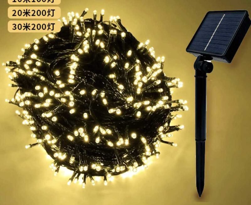 Ηλιακή γιρλάντα φωτισμού LED - 17m+2m - 170L - 152936 - Warm White