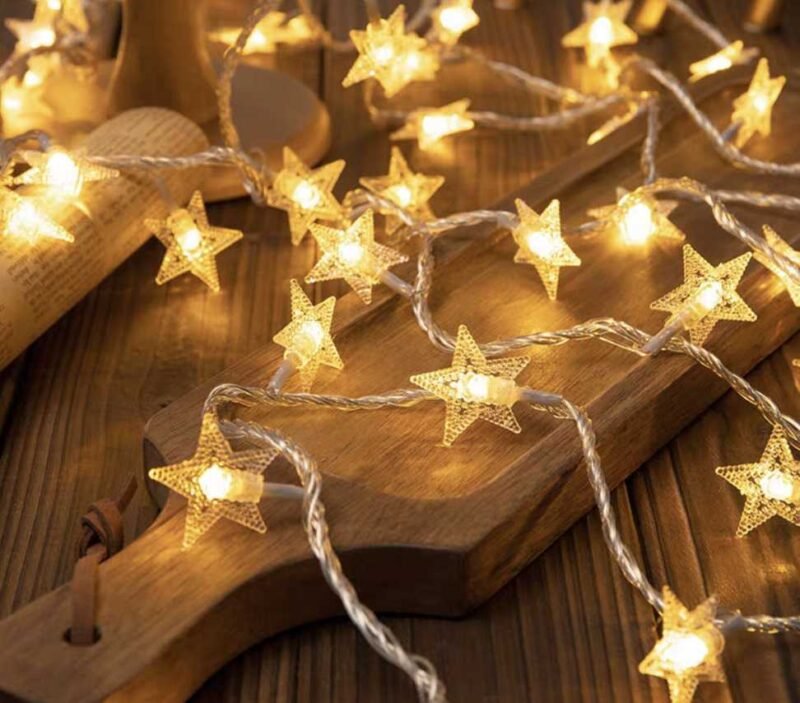a9bb8dea64889f8cd5461392c4ae5fa8 Ηλιακή γιρλάντα φωτισμού LED - Αστέρι - 5m+1m - 20D - 152851 - Warm White