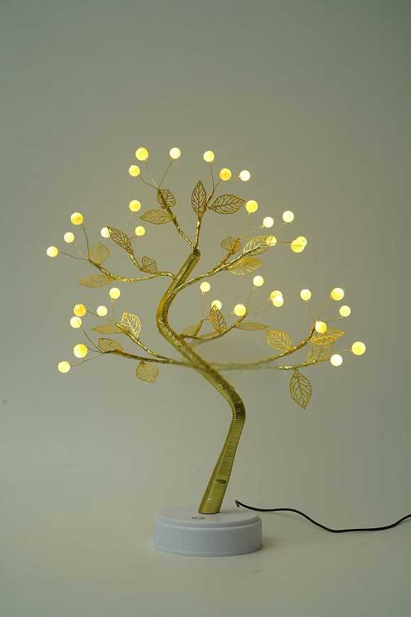 Χριστουγεννιάτικο επιτραπέζιο διακοσμητικό δεντράκι με φωτισμό - 153124 - Warm White