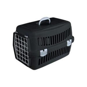 Κλουβί μεταφοράς κατοικιδίου πλαστικό - Felix - 48x32.5x32.5cm - 005111 - Black/Grey