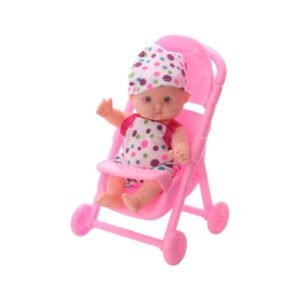 Παιδικό καροτσάκι mini με κούκλα - 0812-152 - 917428